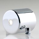 Lampen Deckenbaldachin 62x63mm Zylinderform Metall verchromt mit Zugentlastung Metall