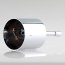 Lampen Deckenbaldachin 62x63mm Zylinderform Metall...