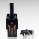 Kaiser Warmgeräte-Steckverbinder Buchse gerade 783 Warmgerätedose C15