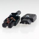 Kaiser Warmgeräte-Steckverbinder Buchse gerade 783 Warmgerätedose C15