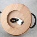 Holzsockel Buche 100mm für Lampenbau-Projekte