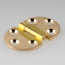 Häfele Klappenscharnier 30mm zum Schrauben Messing matt Öffnungswinkel 270 Grad