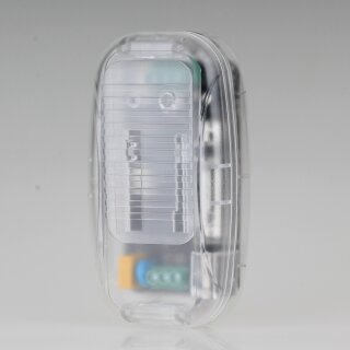 Tradim LED Fußdimmer Transparent 1–100W für dimmbare 230V LED-Leuchtmittel