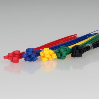 Kopp Kabelbinder farbig sortiert 150x3,6mm – 50 Stück 3246.0209.0