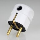 Kopp Schutzkontakt Winkelstecker Arktisweiß 16A...
