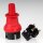 Kopp Schutzkontakt-Stecker mit Knickschutz IP44 Rot Bruchfest 16A 250V 1730.1200.4