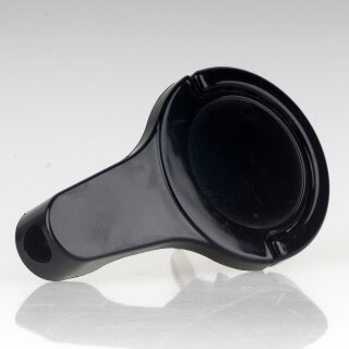 Kopp Schutzkontakt Winkelstecker Extra Flach Schwarz 16A 250V für Kabel bis 1,5 mm² 1720.0503.0