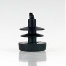 Rohrstopfen Kunststoff schwarz für Rundrohre 12mm Außendurchmesser