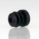 Rohrstopfen Kunststoff schwarz für Rundrohre 13mm Außendurchmesser