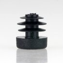 Rohrstopfen Kunststoff schwarz für Rundrohre 14mm Außendurchmesser