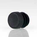 Rohrstopfen Kunststoff schwarz für Rundrohre 14mm Außendurchmesser