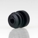 Rohrstopfen Kunststoff schwarz für Rundrohre 14mm Außendurchmesser