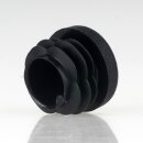 Rohrstopfen Kunststoff schwarz für Rundrohre 22mm Außendurchmesser