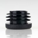 Rohrstopfen Kunststoff schwarz für Rundrohre 25mm Außendurchmesser