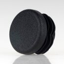 Rohrstopfen Kunststoff schwarz für Rundrohre 27mm Außendurchmesser