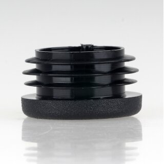 Rohrstopfen Kunststoff schwarz für Rundrohre 30mm Außendurchmesser