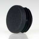 Rohrstopfen Kunststoff schwarz für Rundrohre 30mm Außendurchmesser