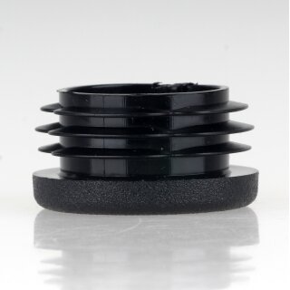 Rohrstopfen Kunststoff schwarz für Rundrohre 32mm Außendurchmesser