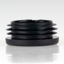 Rohrstopfen Kunststoff schwarz für Rundrohre 38mm Außendurchmesser