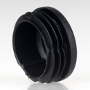 Rohrstopfen Kunststoff schwarz für Rundrohre 38mm Außendurchmesser
