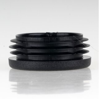 Rohrstopfen Kunststoff schwarz für Rundrohre 42mm Außendurchmesser