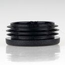 Rohrstopfen Kunststoff schwarz für Rundrohre 42mm Außendurchmesser