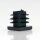 Rohrstopfen Kunststoff schwarz für Vierkantrohre 15x15mm