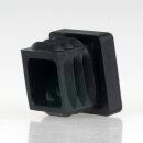 Rohrstopfen Kunststoff schwarz für Vierkantrohre 20x20mm