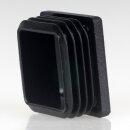 Rohrstopfen Kunststoff schwarz für Vierkantrohre 40x40mm