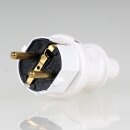 Kopp Schutzkontakt-Stecker Weiß IP44 16A 250V für Kabel bis 3x1,5 mm² 1730.0200.7