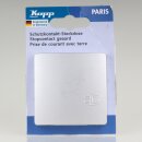 Kopp Paris Schutzkontakt-Steckdose Silber mit Klappdeckel...
