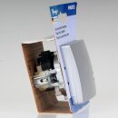 Kopp Paris Schutzkontakt-Steckdose Silber mit Klappdeckel 16A 250VAC IP20 9208.2008.5