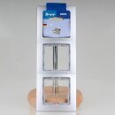 Kopp Paris 3-fach Abdeckrahmen Silber 225x83 mm IP20...