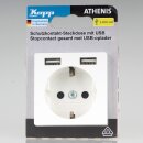 Kopp Athenis Schutzkontakt-Steckdose mit 2...