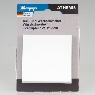 Kopp Athenis Universal Aus- und Wechselschalter Weiß 16A 250V IP20 5876.2908.5