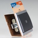 Kopp Malta Taster beleuchtet Anthrazit 10A 250V IP20...