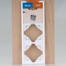 Kopp Malta Abdeckrahmen 3-fach Arktisweiß 224x80 mm...