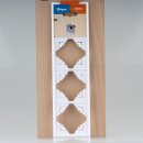 Kopp Malta Abdeckrahmen 4-fach Arktisweiß 295x80 mm...