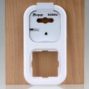 Kopp Donau Abdeckrahmen 2-fach Arktisweiß 151x80 mm...