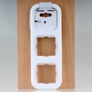 Kopp Donau Abdeckrahmen 3-fach Arktisweiß 222x80 mm...