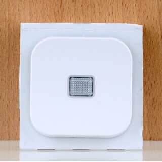 Kopp Donau Kontrollschalter (Aus-/Wechselschalter) beleuchtet Arktisweiß 10A 250V IP20 Unterputz 6896.0200.3