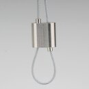 Drahtseilhalter Doppel-Seilstopper Gripper 18×18×10mm mit Schnellspannfunktion Messing vernickelt