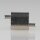 Drahtseilhalter Doppel-Seilstopper Gripper 18×18×10mm mit Schnellspannfunktion Messing vernickelt