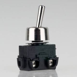 Lampen Einbau-Kippschalter mit Metallhebel 2A/250 V AC AN/AUS für 6mm Einbaudurchmesser