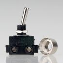 Lampen Einbau-Kippschalter mit Metallhebel 2A/250 V AC AN/AUS für 6mm Einbaudurchmesser