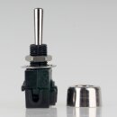 Lampen Einbau-Kippschalter mit Metallhebel 2A/250 V AC AN/AUS für 6mm Einbaudurchmesser