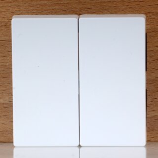 Merten Doppelwippe für Serienschalter Aktivweiß glänzend 55×55mm System M 432525 / 30235