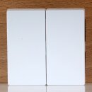 Merten Doppelwippe für Serienschalter Aktivweiß glänzend 55×55mm System M 432525 / 30235