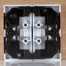 Merten Doppelwippe für Serienschalter Aktivweiß glänzend 55×55mm System M 432525 / 30235