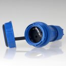 PCE Schutzkontaktkupplung blau IP66/IP68 druckwasserdicht...